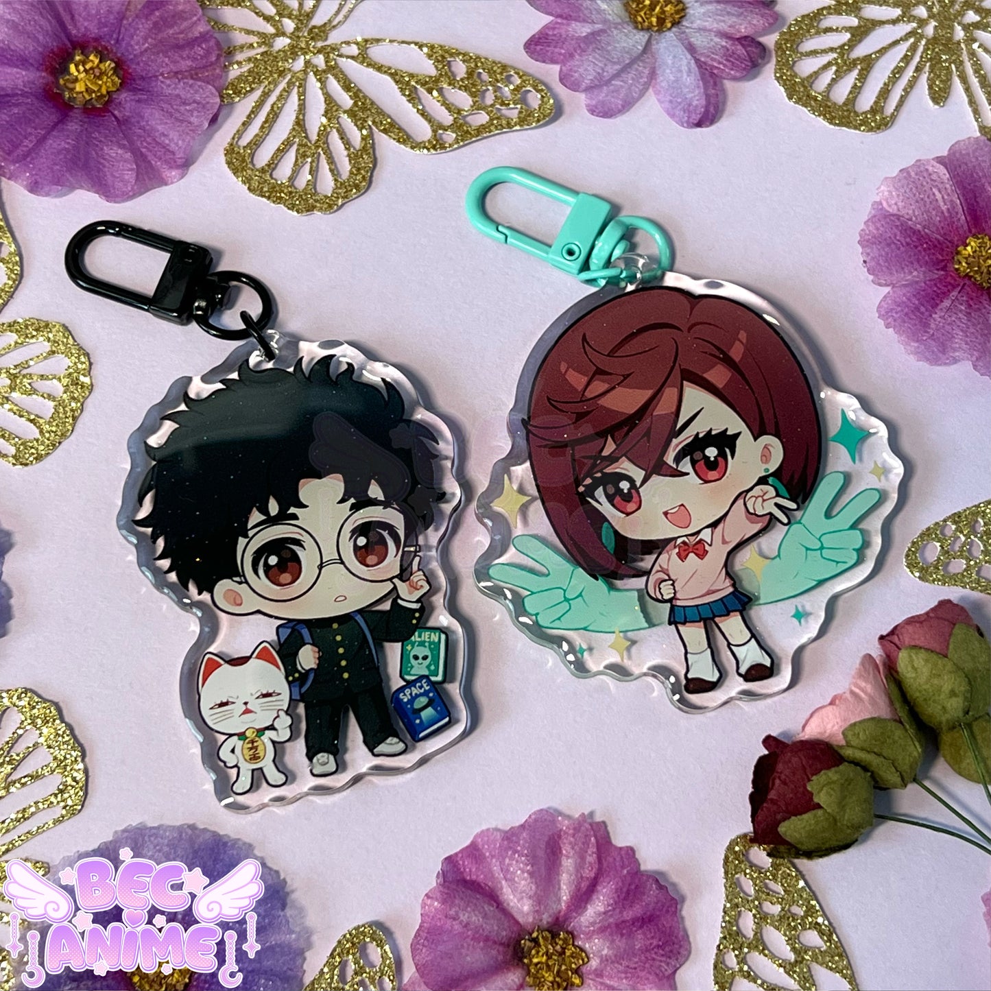 Alien & Ghost Keychains
