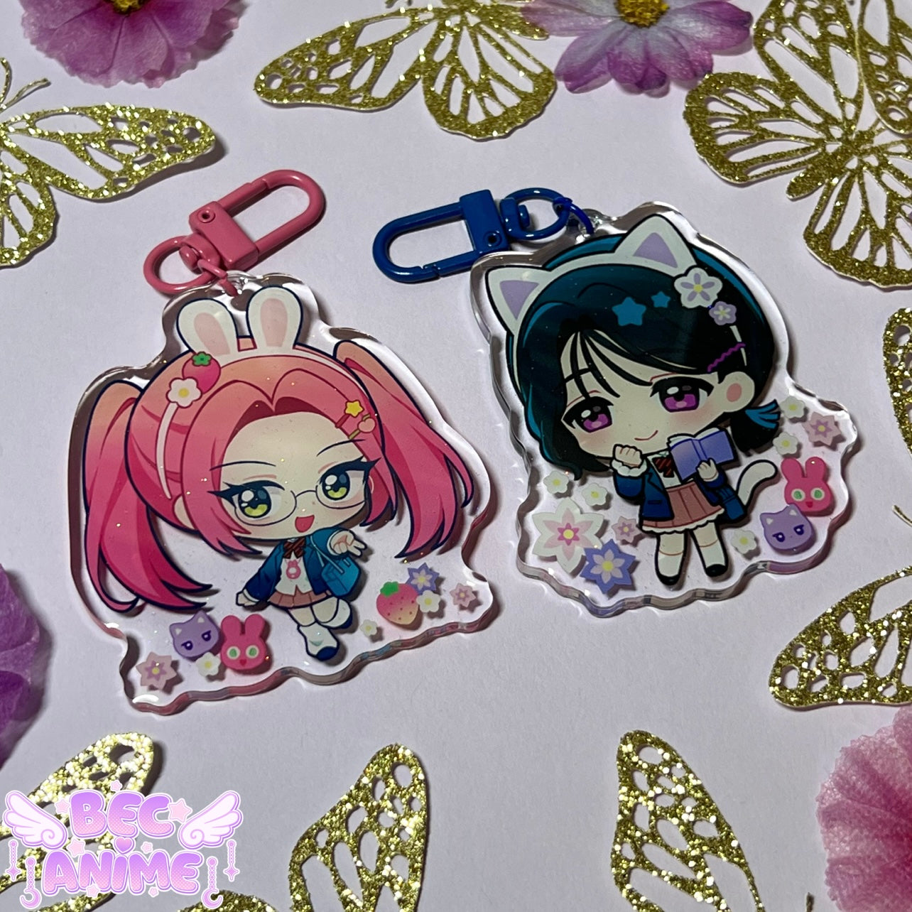 School AU Keychains