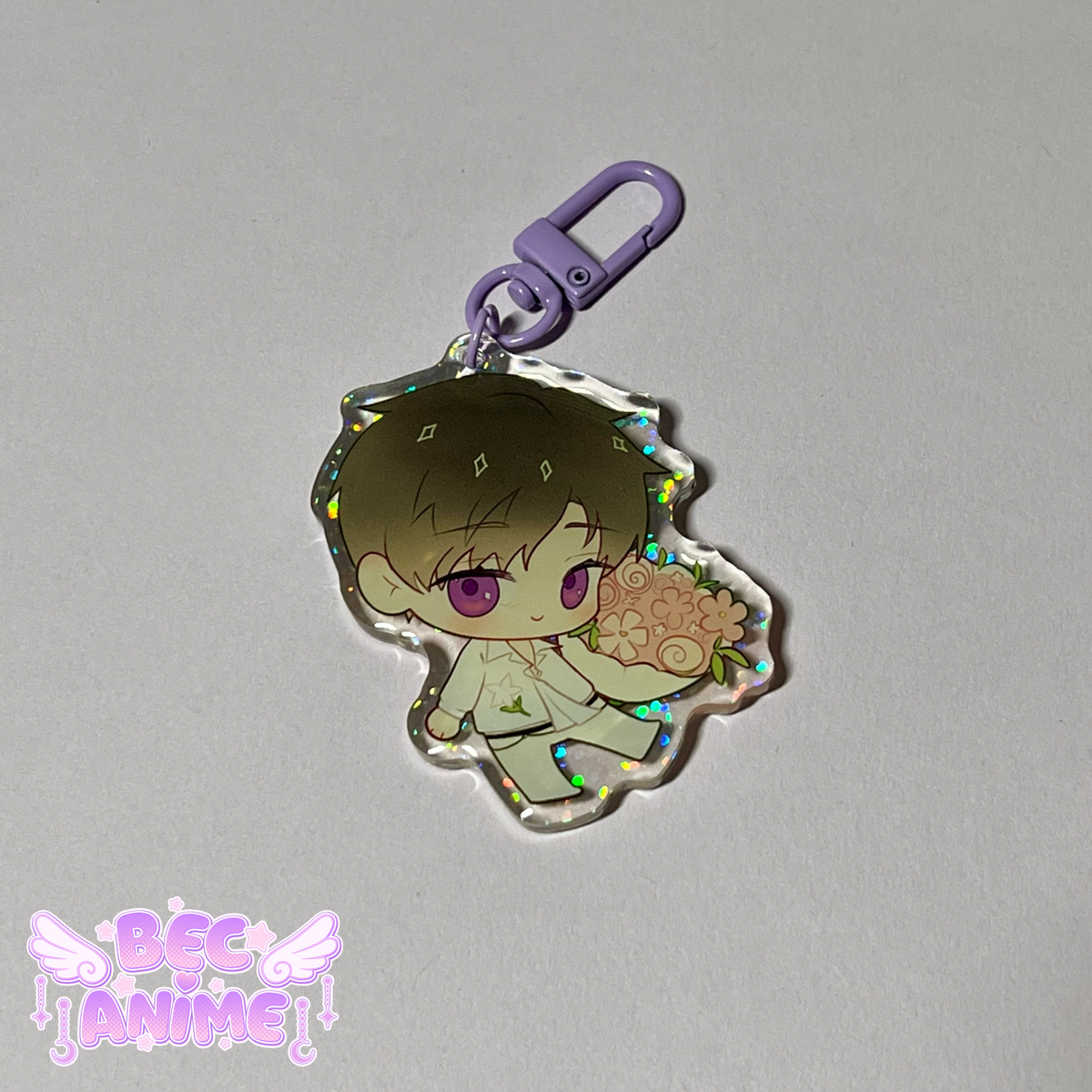 Flower Boy Chibi Keychains