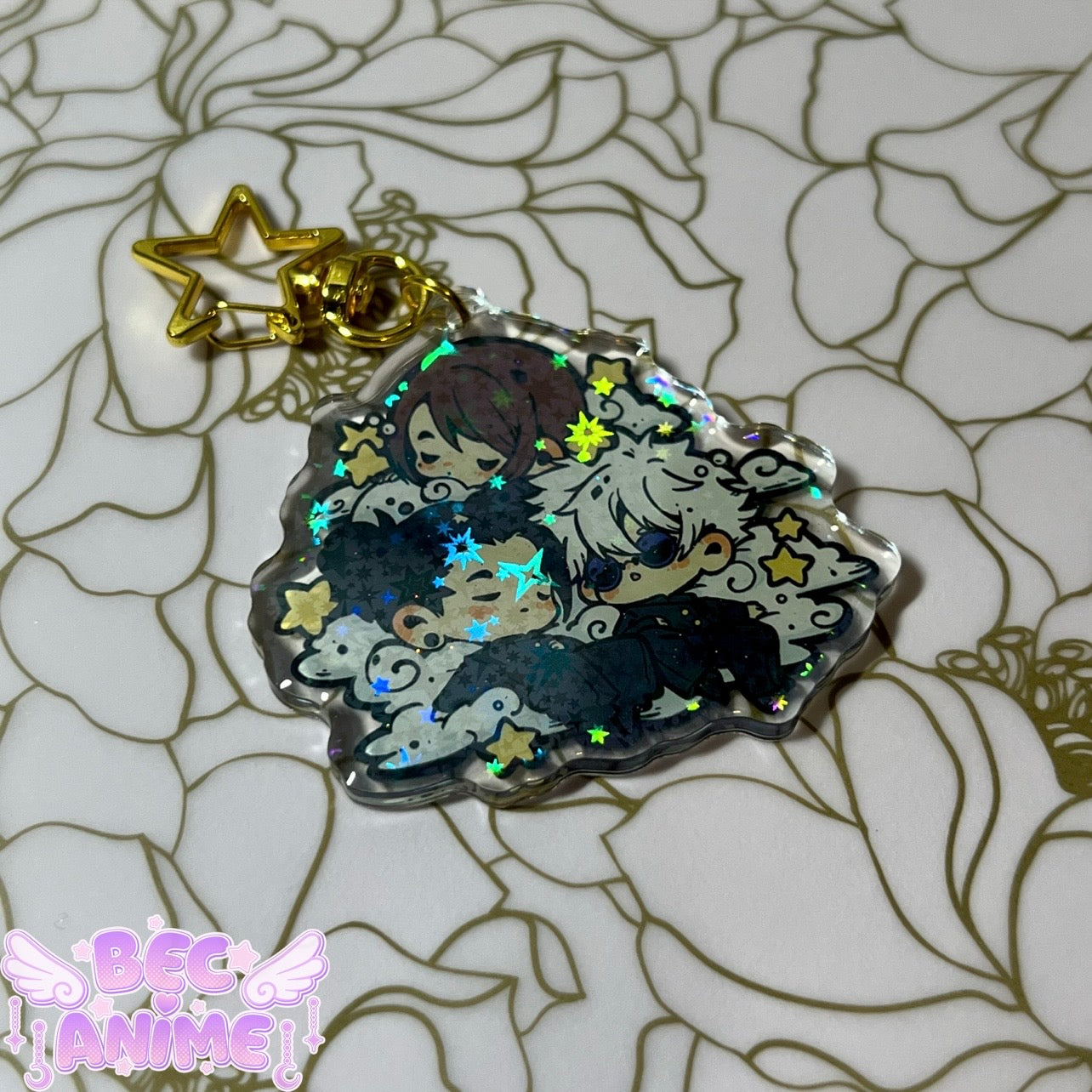 Sorcerer Cloud Chibi Keychains