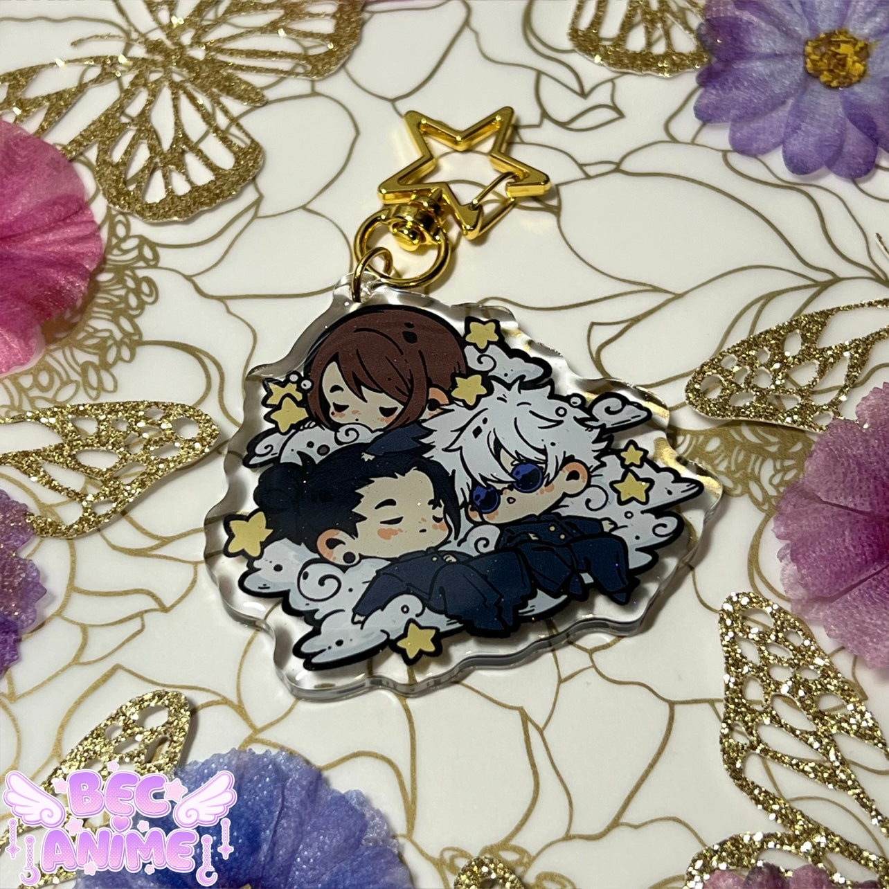 Sorcerer Cloud Chibi Keychains