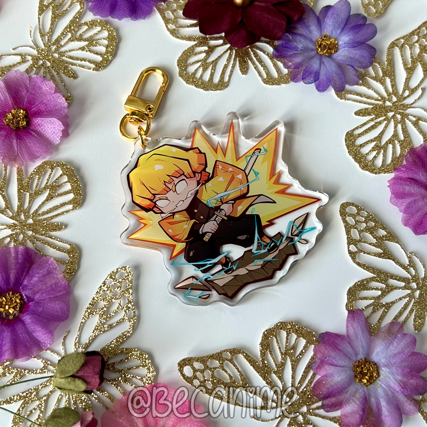 Lightning Reversible Keychain