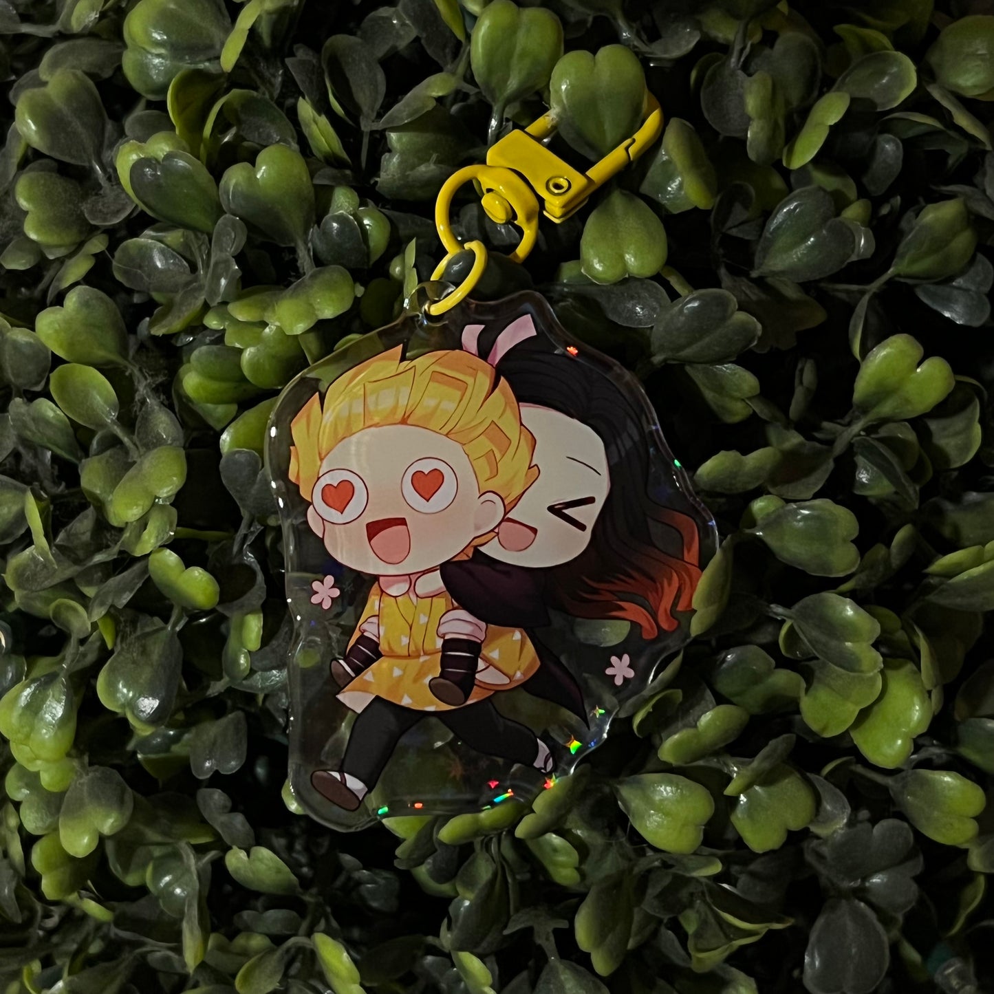 Lovebirds Keychain