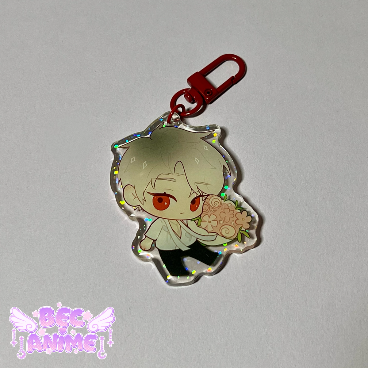 Flower Boy Chibi Keychains
