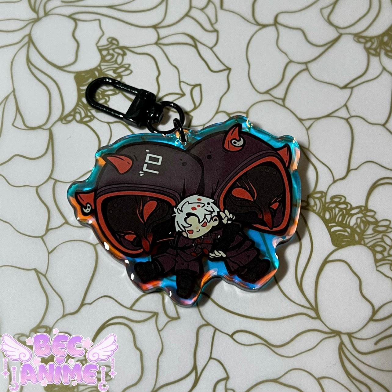 Twins Keychain