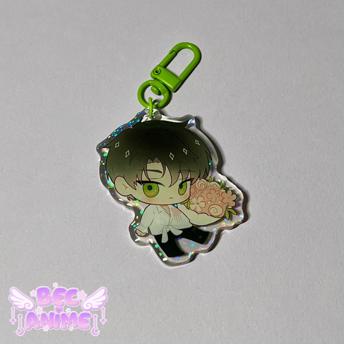Flower Boy Chibi Keychains
