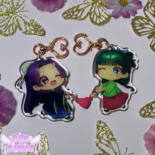 Anti-Romantic Couple Keychain