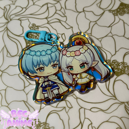 Elf and Hero Keychain
