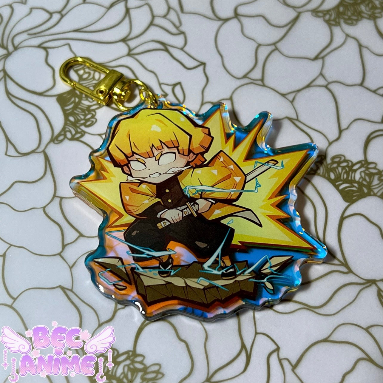 Lightning Reversible Keychain