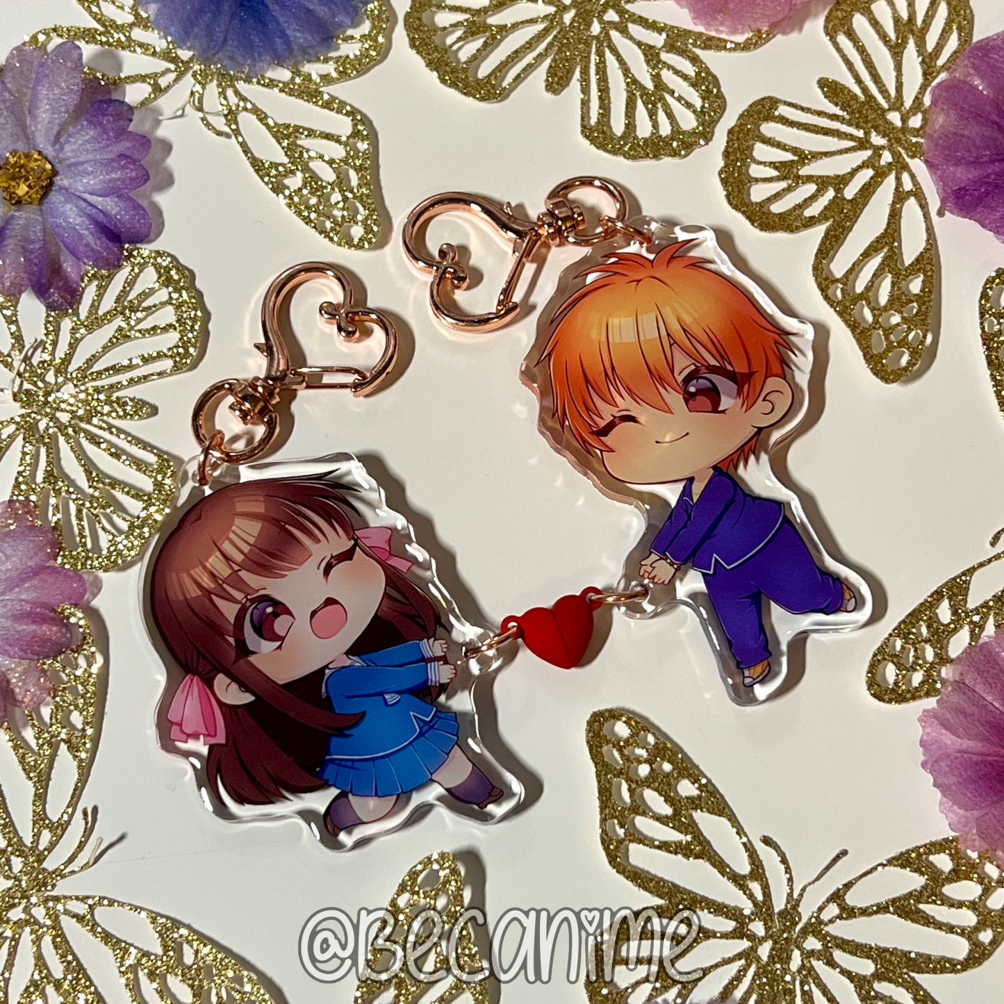 Zodiac Love Keychain