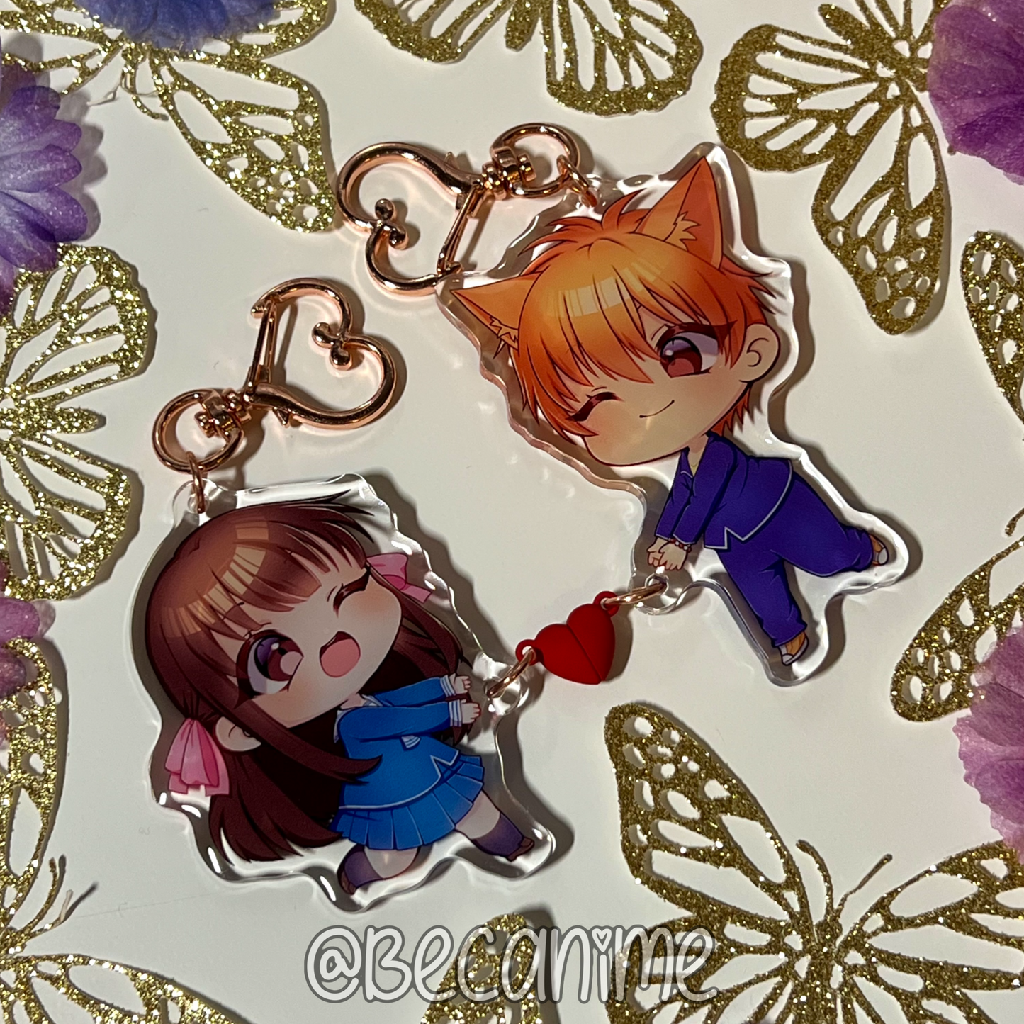 Zodiac Love Keychain