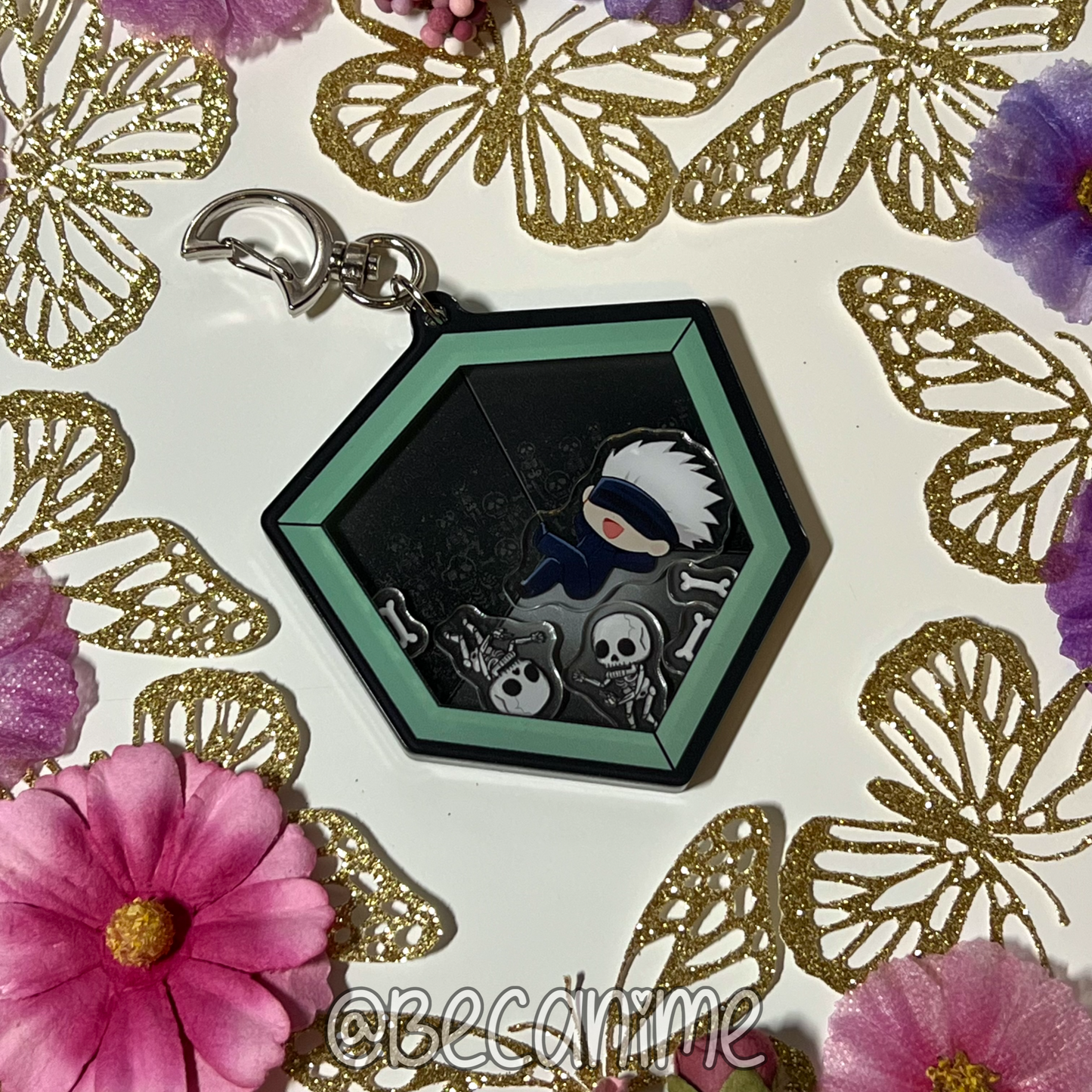 Cube Shaker Charm