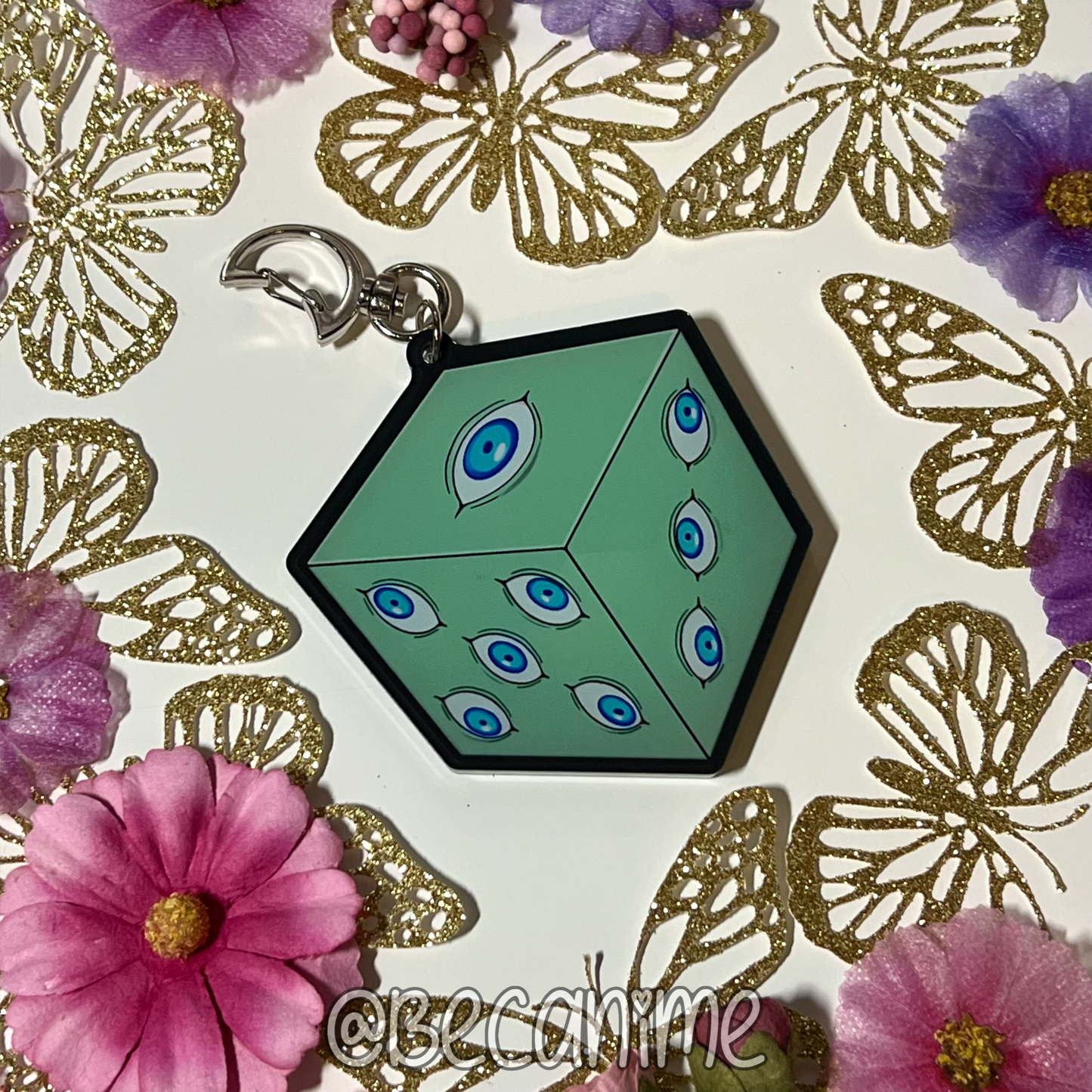 Cube Shaker Charm