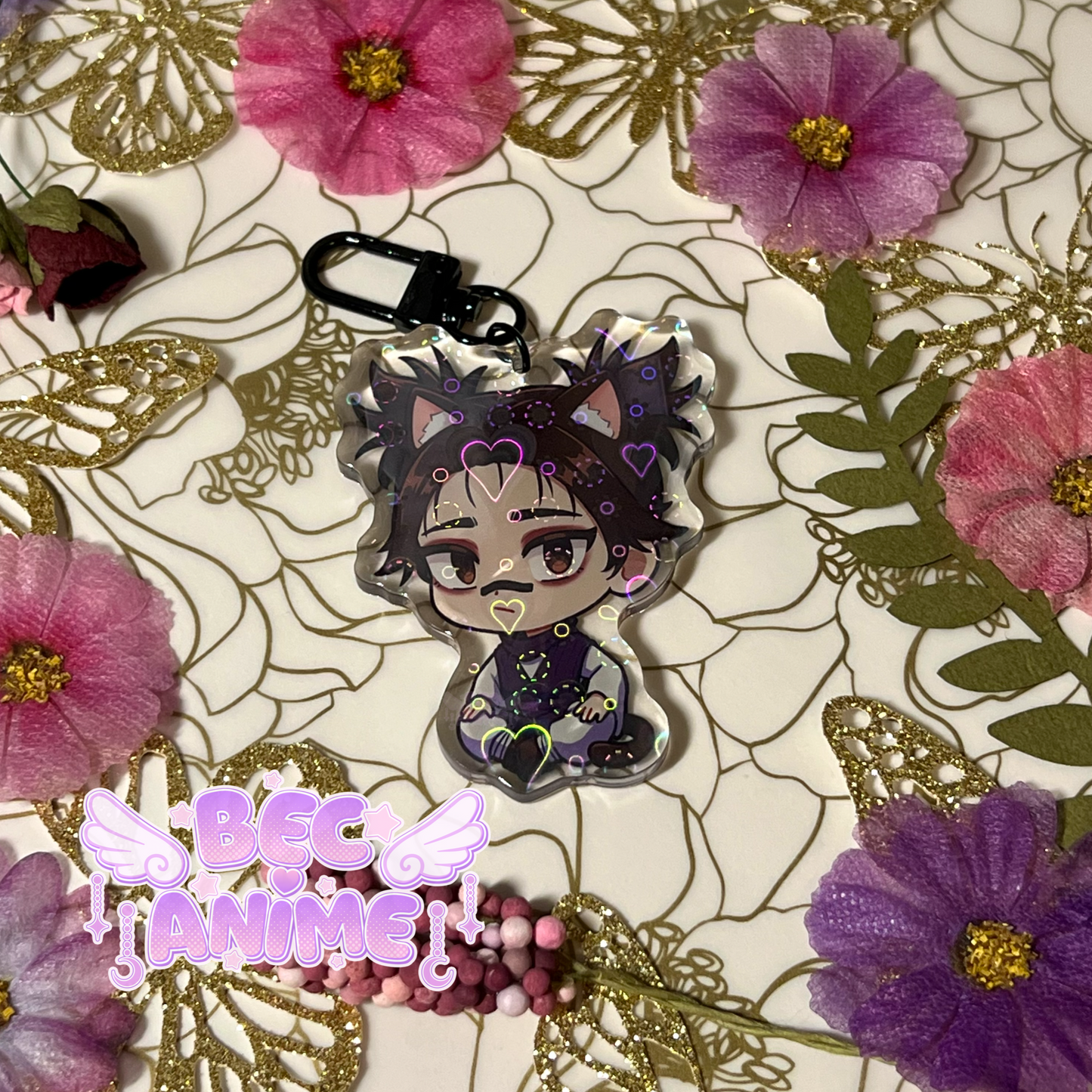 Cat-so Keychain