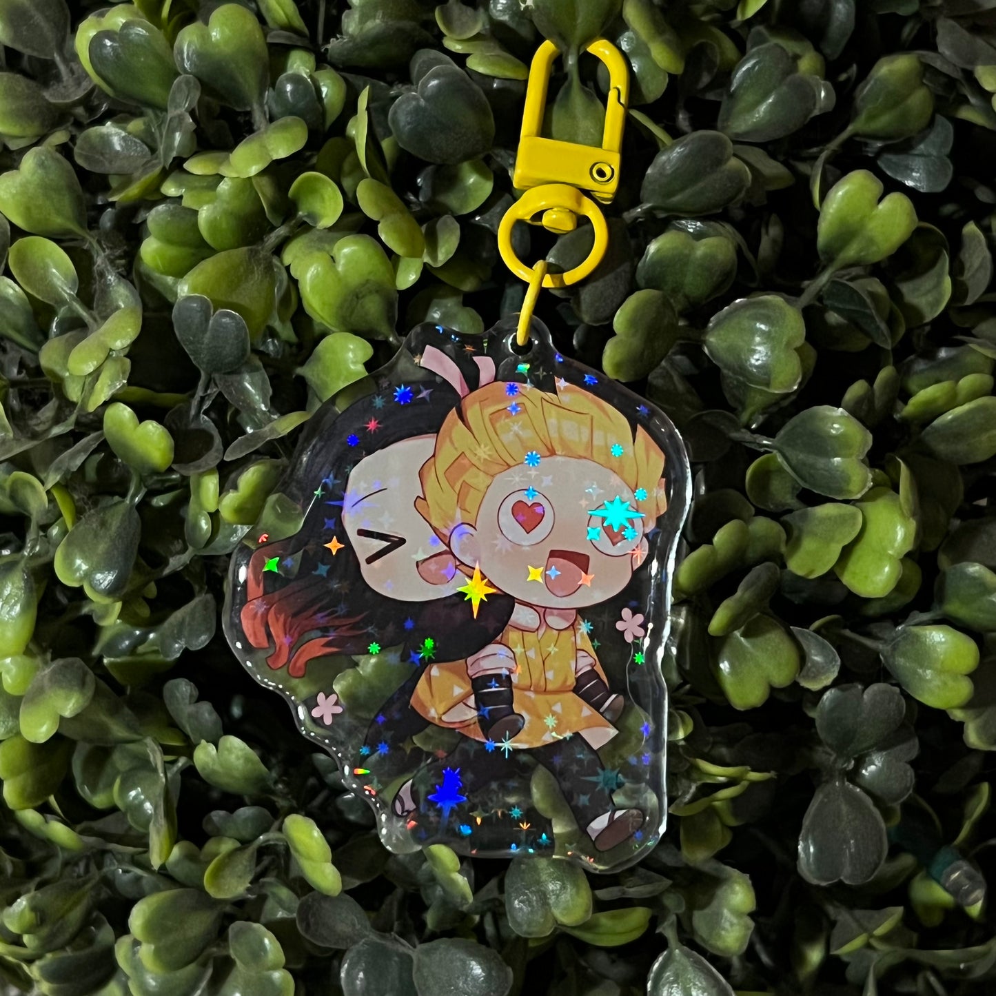 Lovebirds Keychain